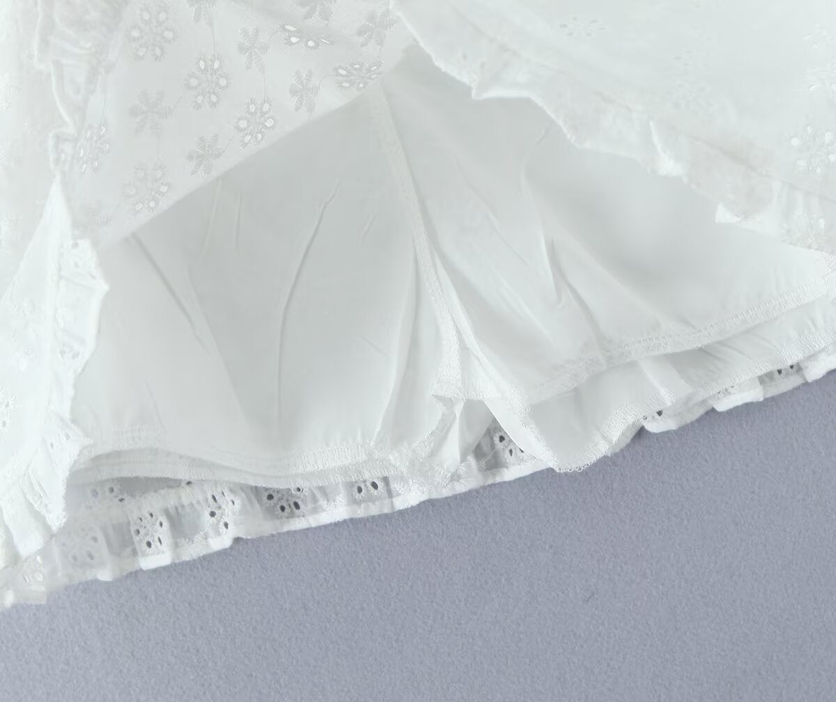 Jacquard Lace Up Top Skirt Set | Two Piece Outfit | noémi