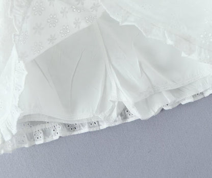 Jacquard Lace Up Top Skirt Set | Two Piece Outfit | noémi