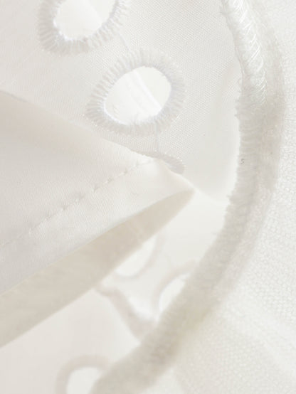 Womens Cutout Embroidered Lace Halter Dress | Lace Up Back | noémi