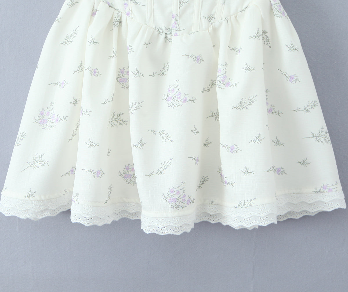 Womens VNeck Printed Dress | Retro Fit with Waist Shaping Detail | noémi