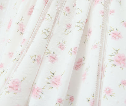 Womens Dress | Puffy Lace Embroidery Prints | noémi