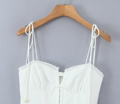 Lace Suspender Dress | Waist Defining A Line | noémi