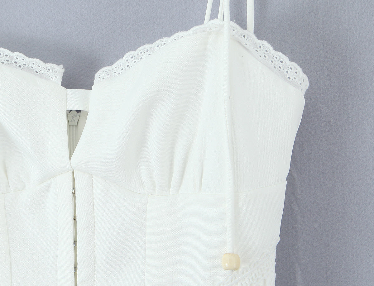 Lace Suspender Dress | Waist Defining A Line | noémi