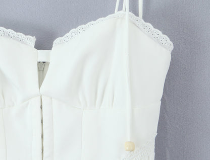 Lace Suspender Dress | Waist Defining A Line | noémi