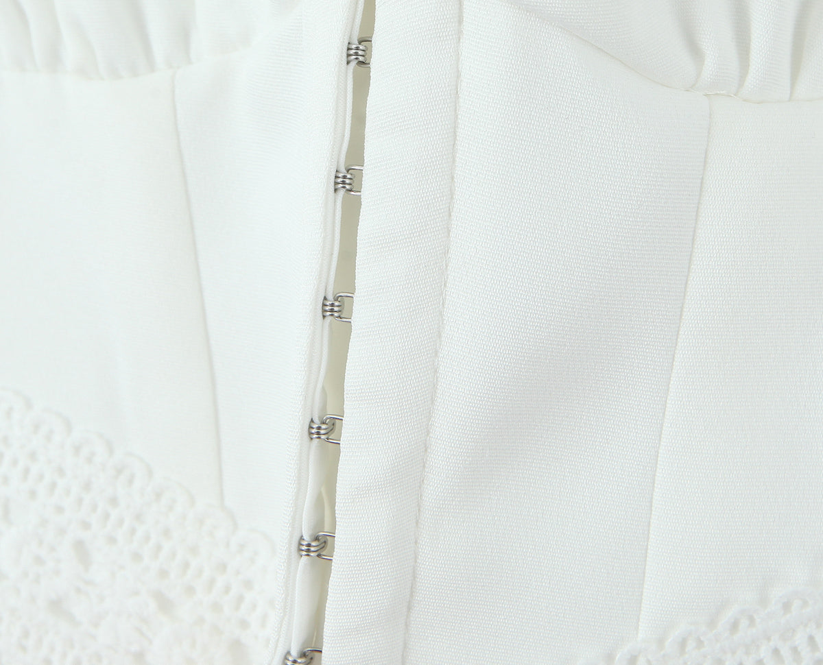 Lace Suspender Dress | Waist Defining A Line | noémi