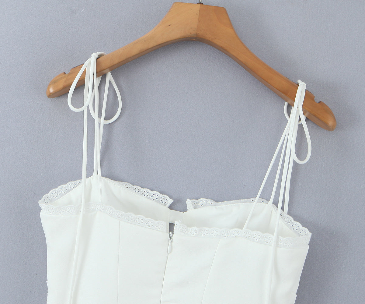 Lace Suspender Dress | Waist Defining A Line | noémi