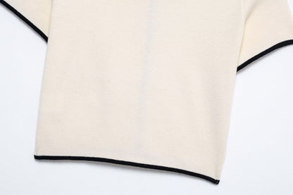 Womens Short Sleeve Cardigan Sheath Skirt Set | noémi