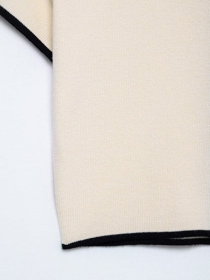 Womens Short Sleeve Cardigan Sheath Skirt Set | noémi