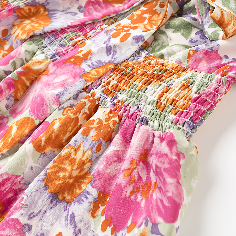 Womens Thin Strap Ball Ruffled Dress | noémi