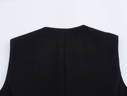 Womens Vest Top Wide Leg Trousers Set | noémi