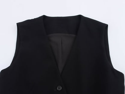 Womens Vest Top Wide Leg Trousers Set | noémi