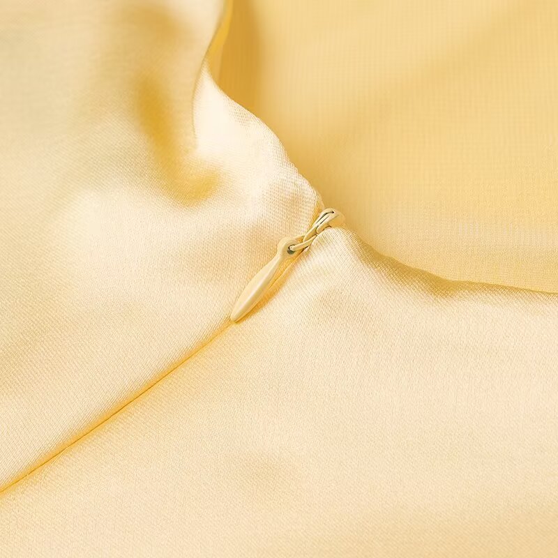 Silk Satin Sleeveless Midi Dress | noémi