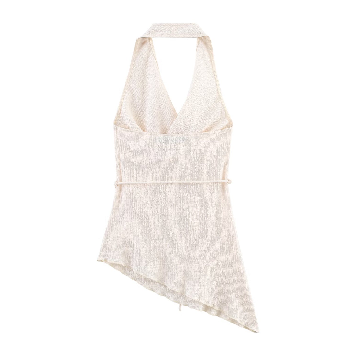 Womens Draped Top Textured Trousers Set | noémi