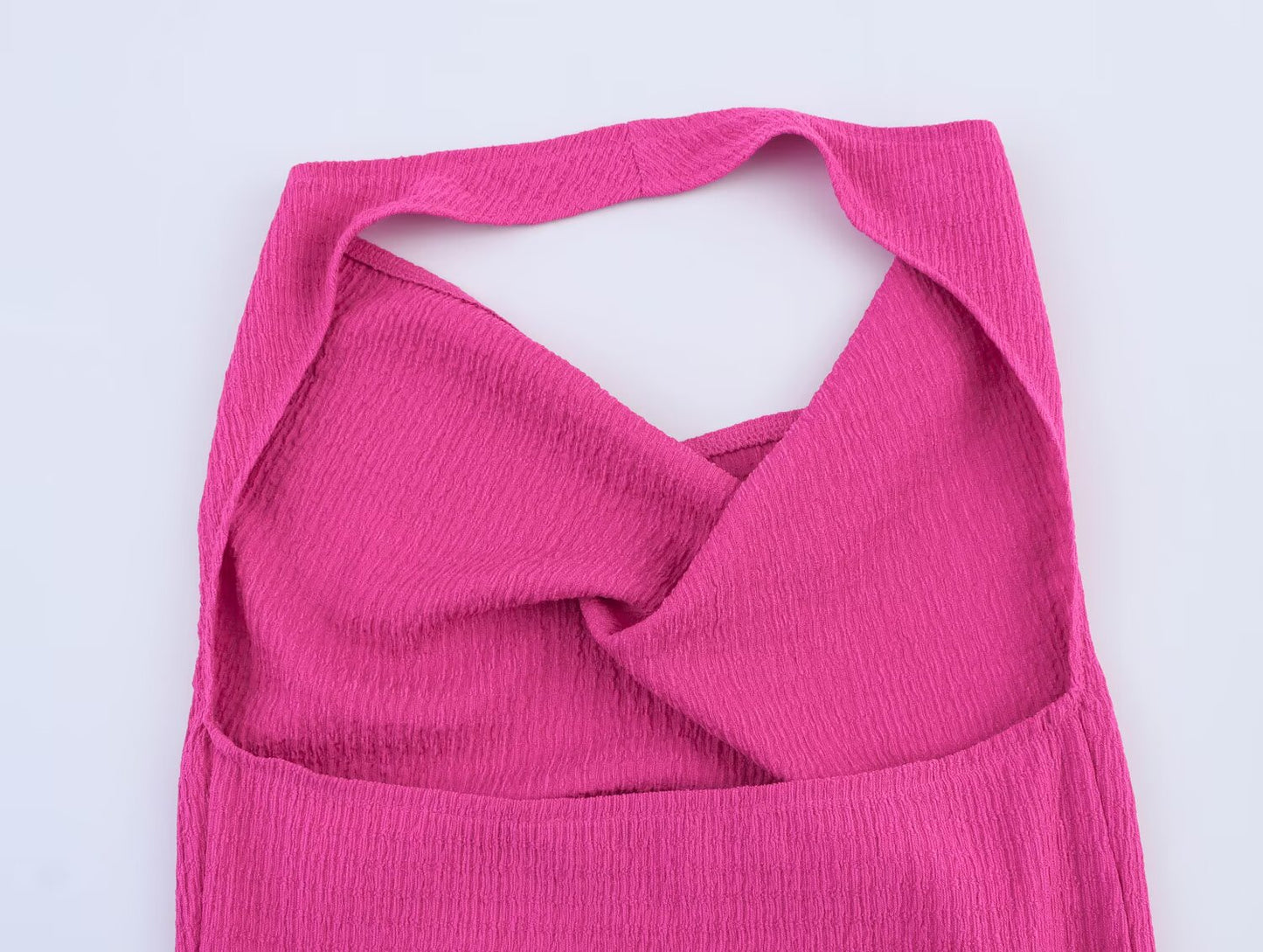 Womens Draped Top Textured Trousers Set | noémi