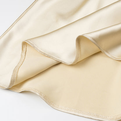 Womens Thin Strap and Scarf Silk Satin Dress | noémi