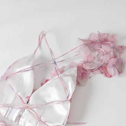 Women Floral Spaghetti Strap Dress | Waist Defining | noémi