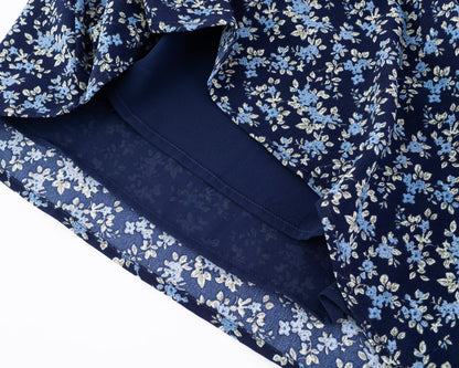 Womens Dress High Waist Slim Floral Print Backless Slip Dress | noémi