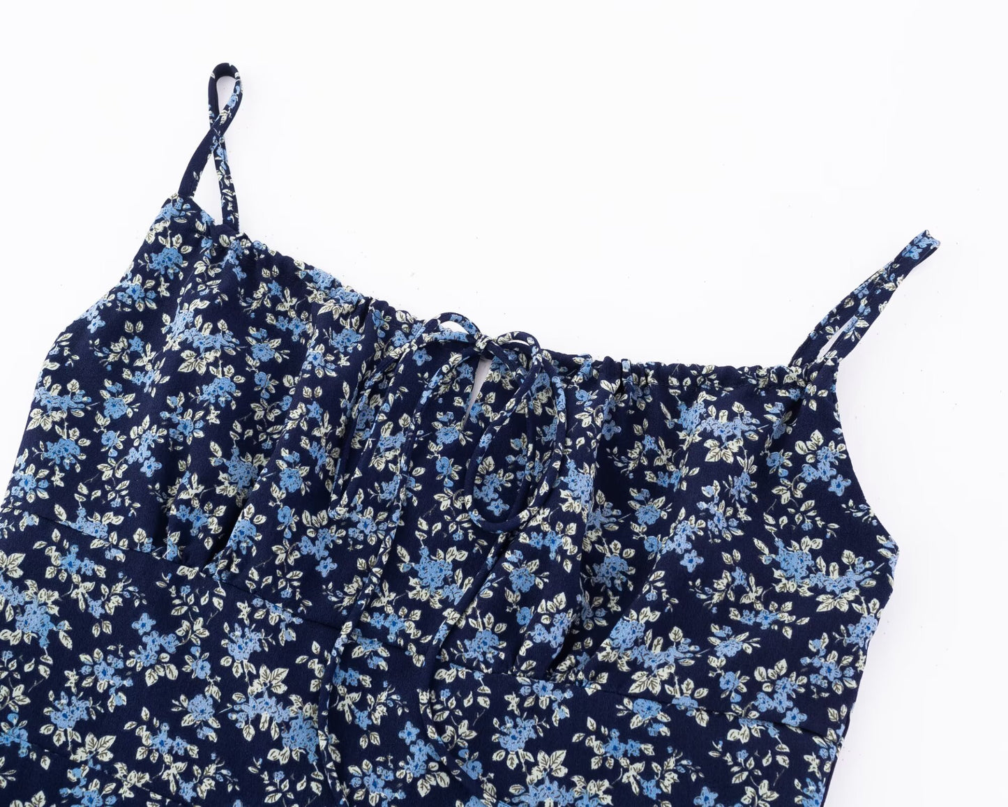 Womens Dress High Waist Slim Floral Print Backless Slip Dress | noémi