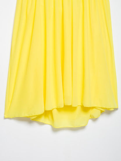 Strappy V Neck Backless Dress with High Waist and Slim Fit | noémi