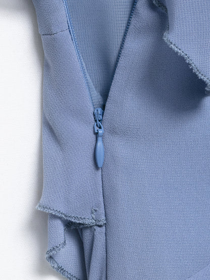 Womens Laminated Detail Sling Dress with Sleek Silhouette | noémi