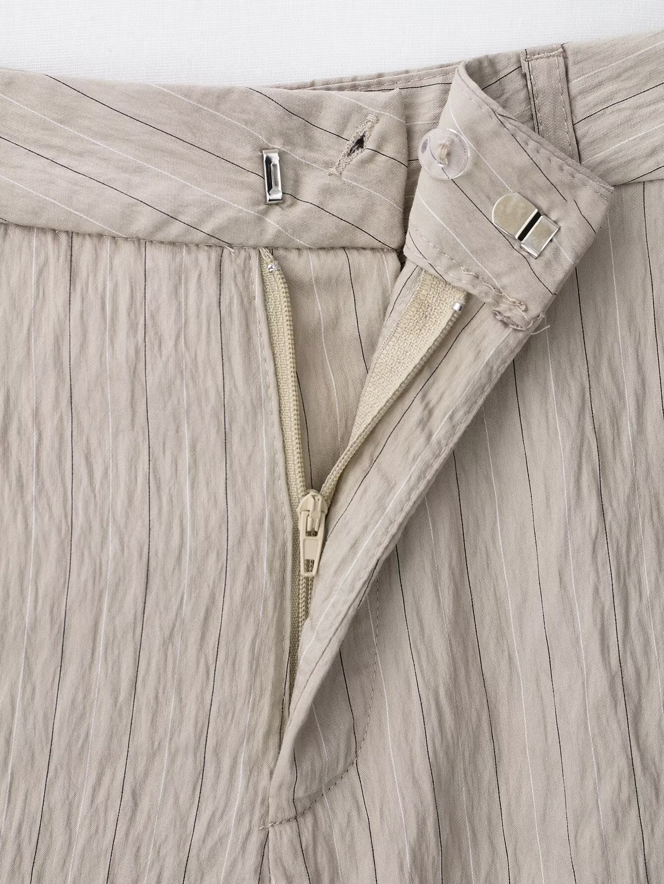 Womens Striped Blazer & Shorts Set | Lightweight, Tie Waist Belted Jacket, Matching Suit | noémi