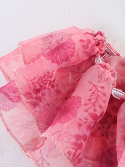 Womens Ruffle Sleeve Midi Dress with Fitted Waist | noémi