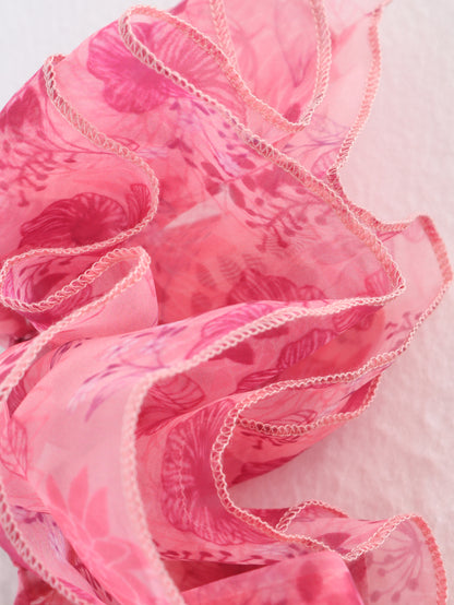 Womens Ruffle Sleeve Midi Dress with Fitted Waist | noémi