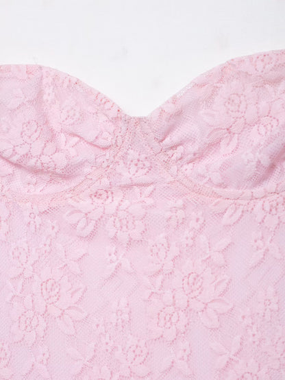 Summer Sleeveless Lace Cami Dress | Elegant ALine Sundress | noémi