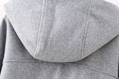 Womens Hooded Zipper Crop Sweater | Long Sleeves | noémi