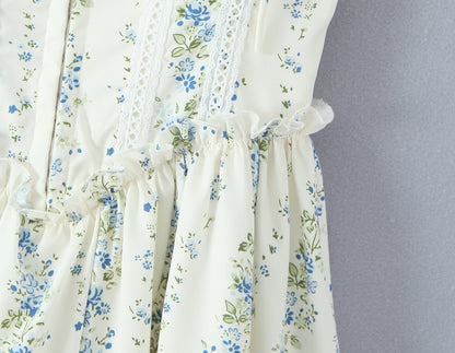 Womens Printed Lace Patchwork Bodycon Dress | Slim Fit Waist Detail | noémi