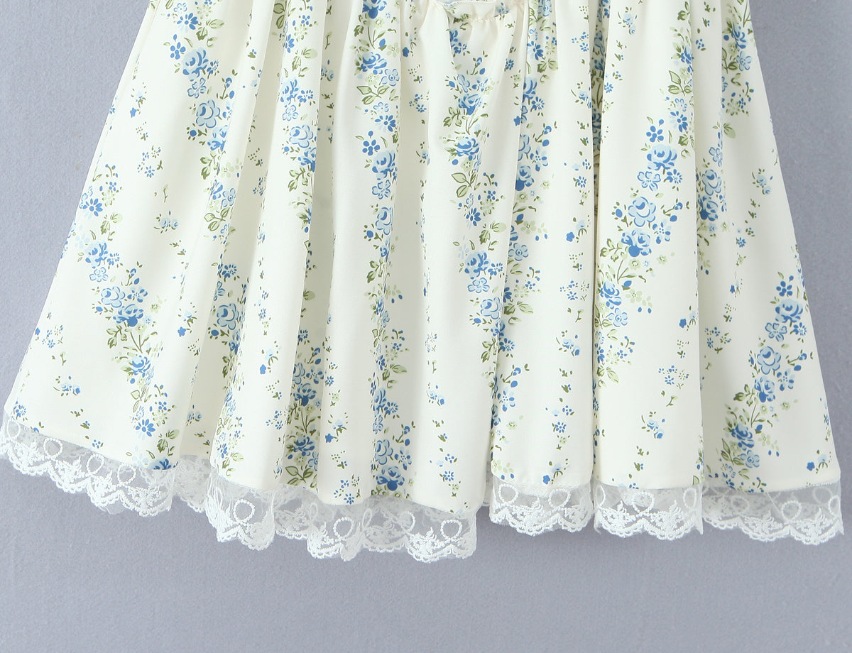 Womens Printed Lace Patchwork Bodycon Dress | Slim Fit Waist Detail | noémi