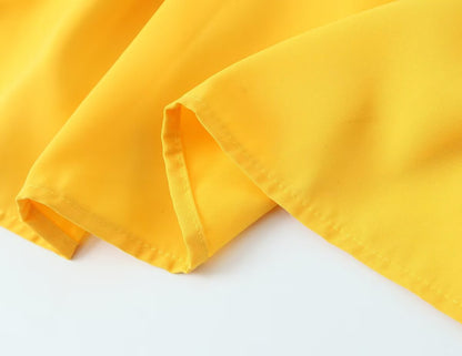 Yellow Off Shoulder Maxi Dress | Pleated Waist, Flowing Fit | noémi