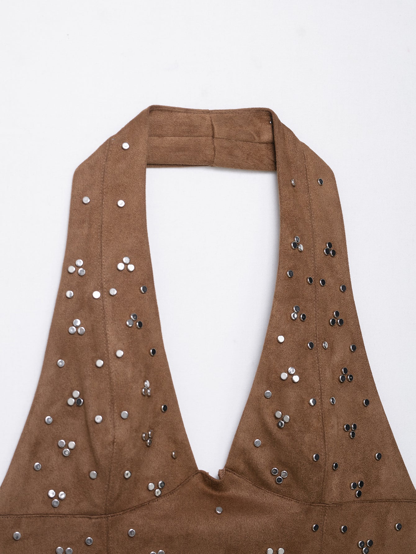 2 Piece Set for Women | Backless Halter Vest & Tassel Fringe Shorts | noémi