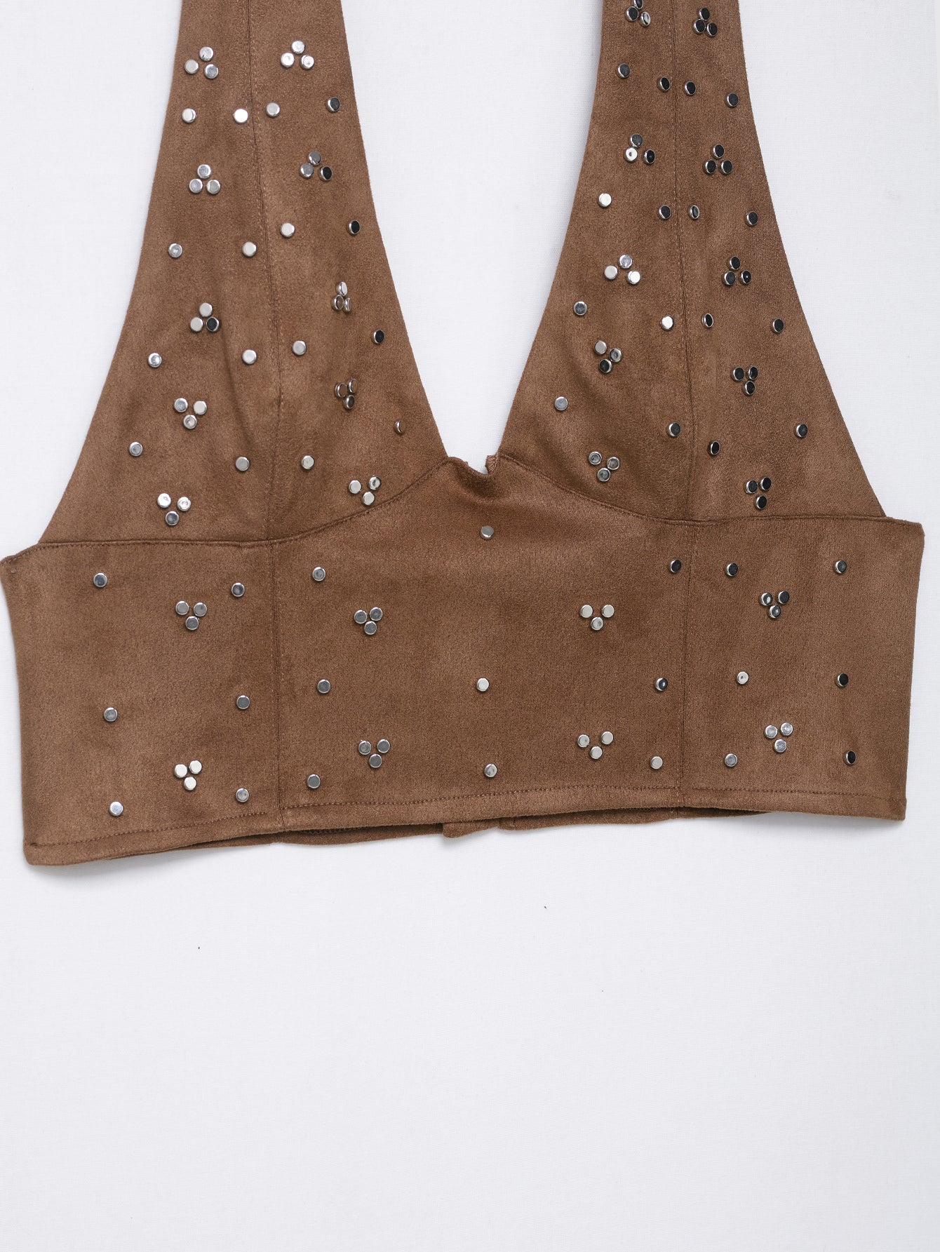 2 Piece Set for Women | Backless Halter Vest & Tassel Fringe Shorts | noémi