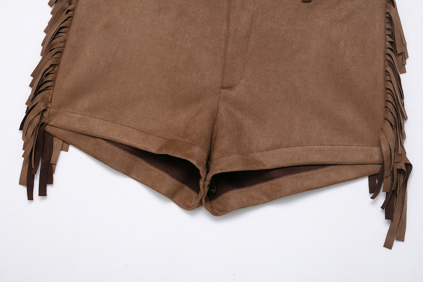 2 Piece Set for Women | Backless Halter Vest & Tassel Fringe Shorts | noémi