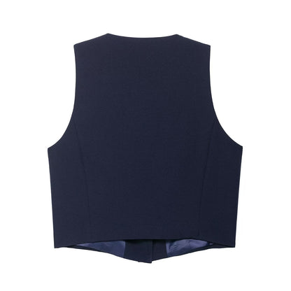 Womens Two Piece Set | Trimmed Vest Jacket | noémi