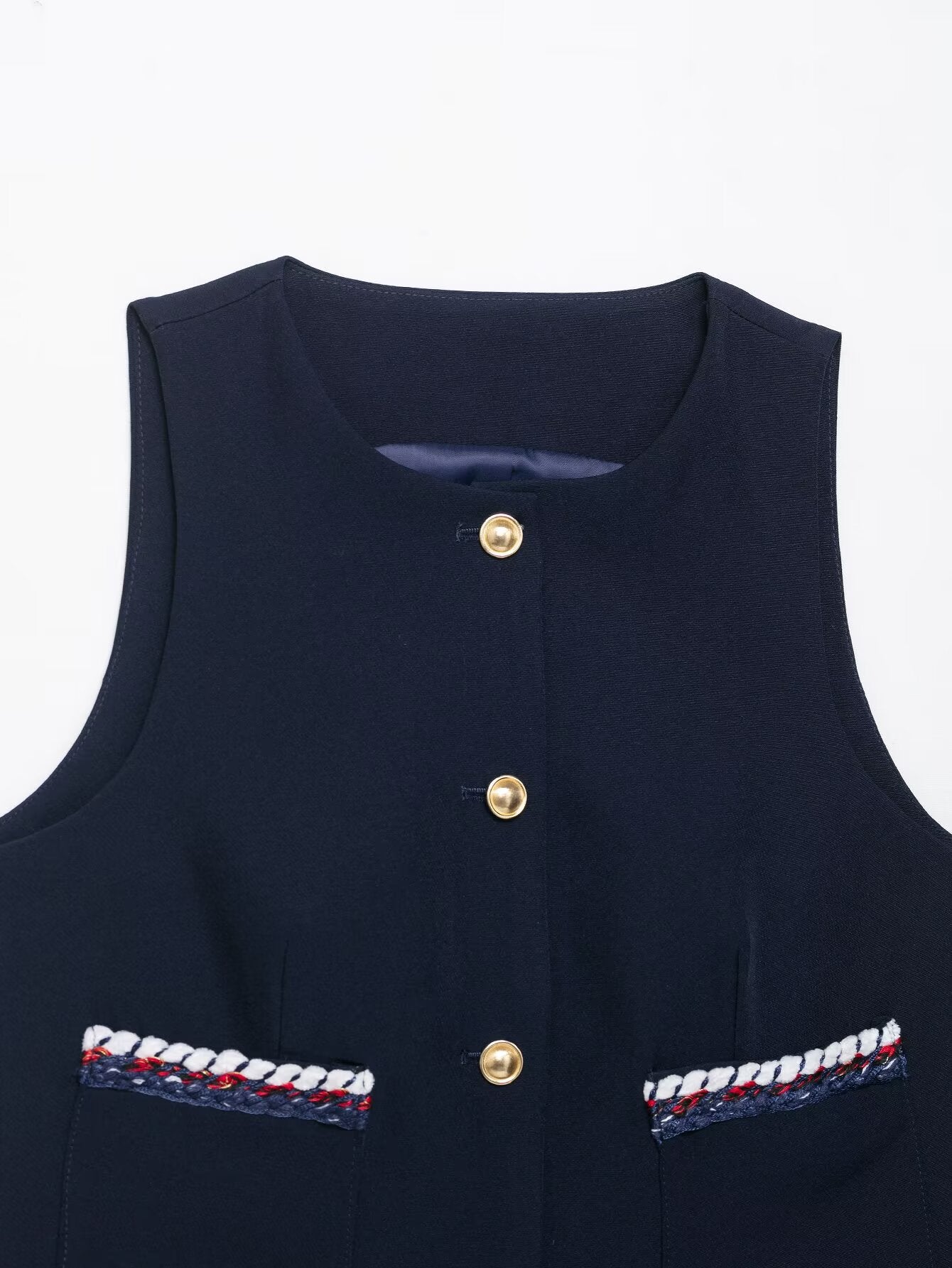 Womens Two Piece Set | Trimmed Vest Jacket | noémi