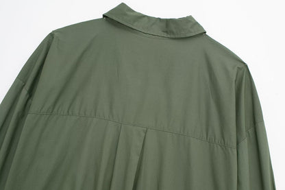 Multicolor Long Sleeve Poplin Cardigan | noémi