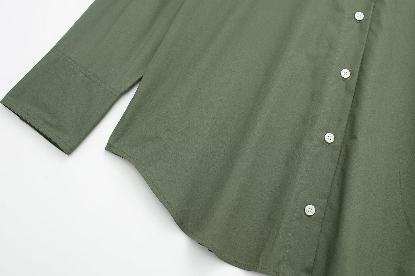 Multicolor Long Sleeve Poplin Cardigan | noémi