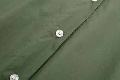 Multicolor Long Sleeve Poplin Cardigan | noémi