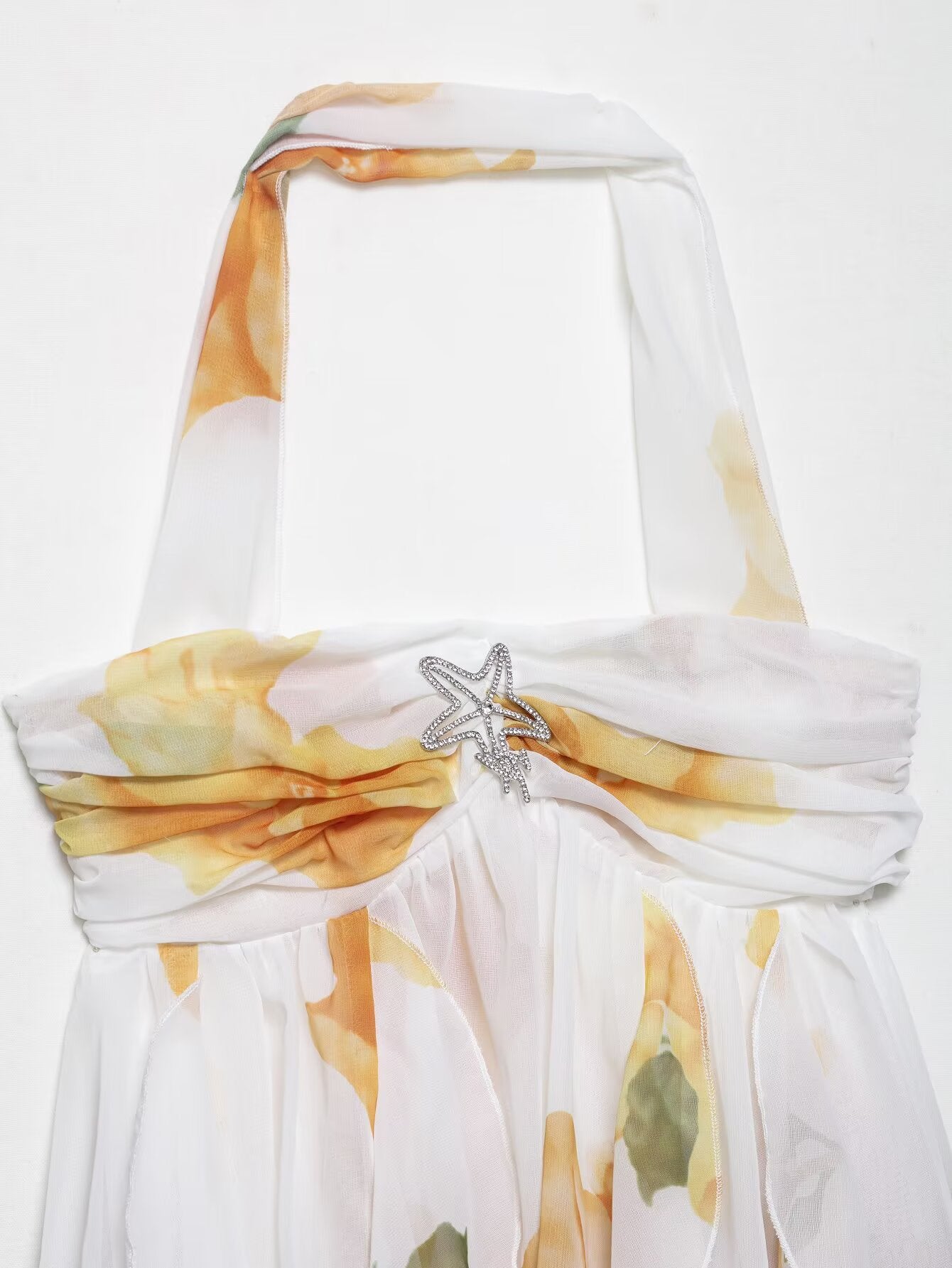 Womens Strapless Short Printed Dress | noémi