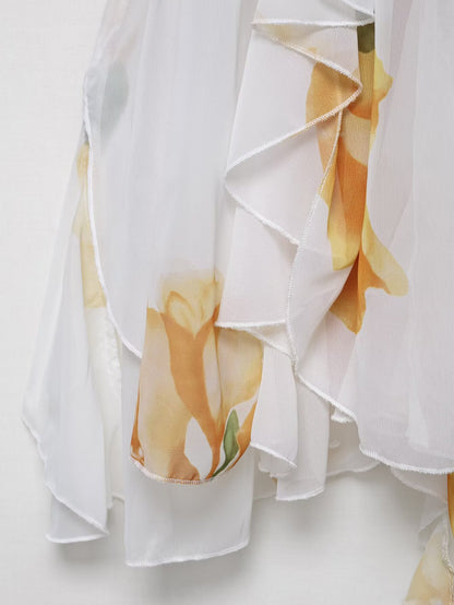 Womens Strapless Short Printed Dress | noémi