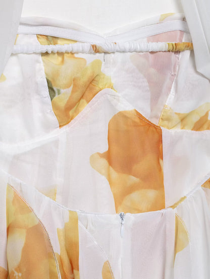 Womens Strapless Short Printed Dress | noémi