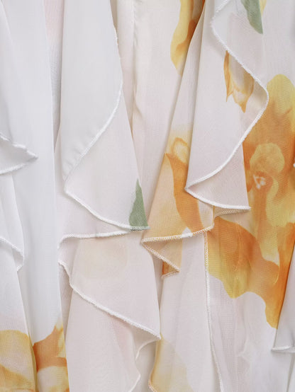 Womens Strapless Short Printed Dress | noémi