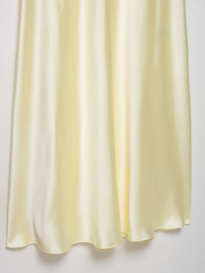 Women Satin Midi Dress | Bowknot Detail | noémi