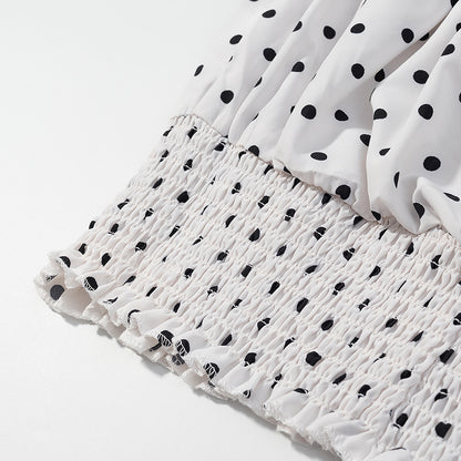 Polka Dot Off Shoulder Top | noémi