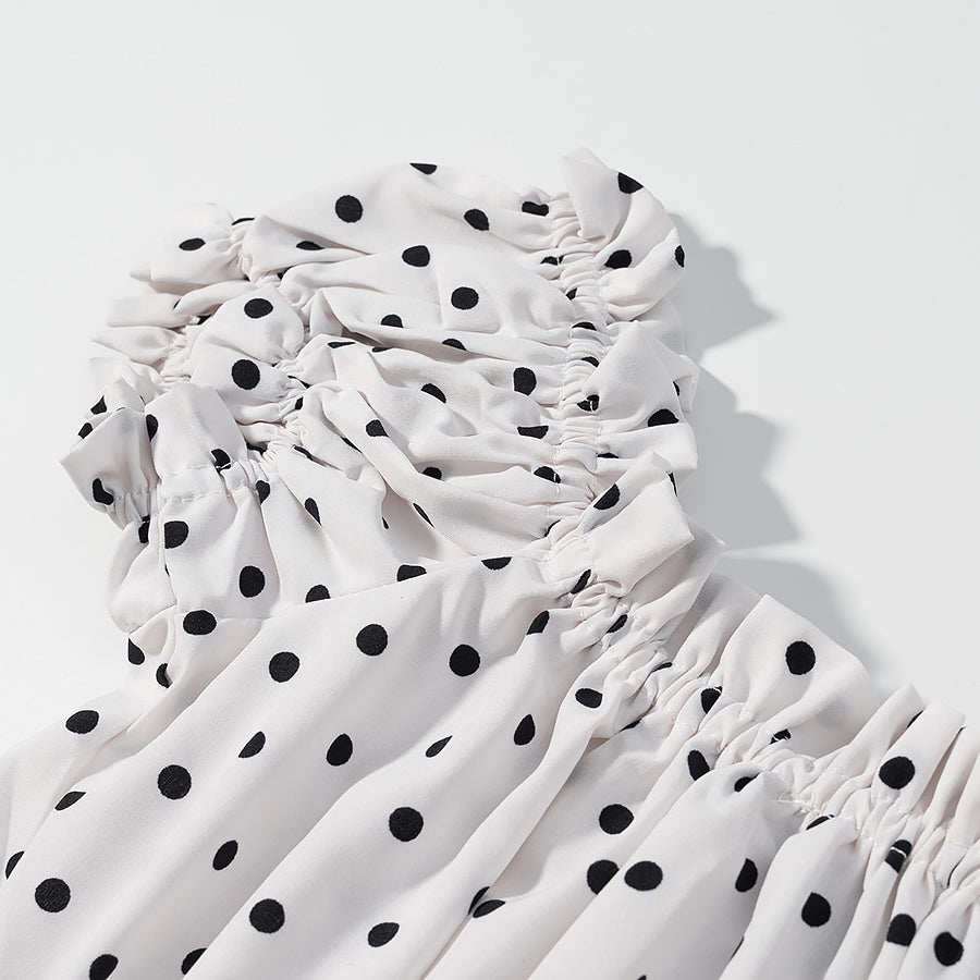 Polka Dot Off Shoulder Top | noémi