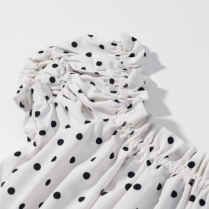 Polka Dot Off Shoulder Top | noémi