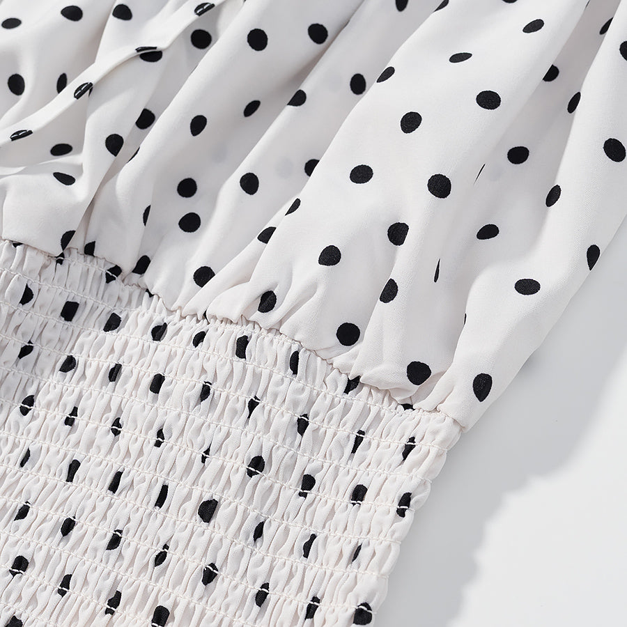 Polka Dot Off Shoulder Top | noémi