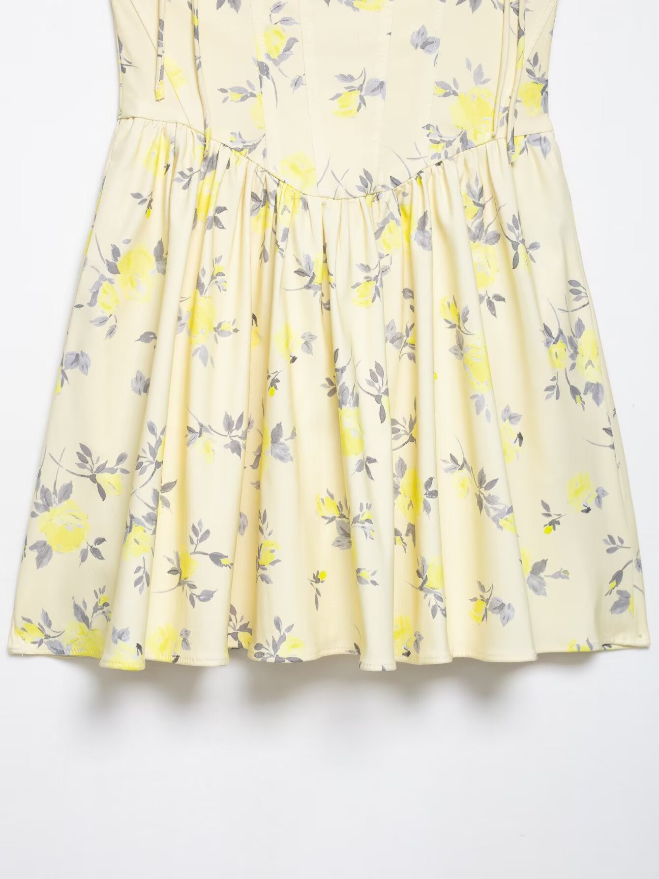 Womens Floral Poplin Strap Short Dress | noémi